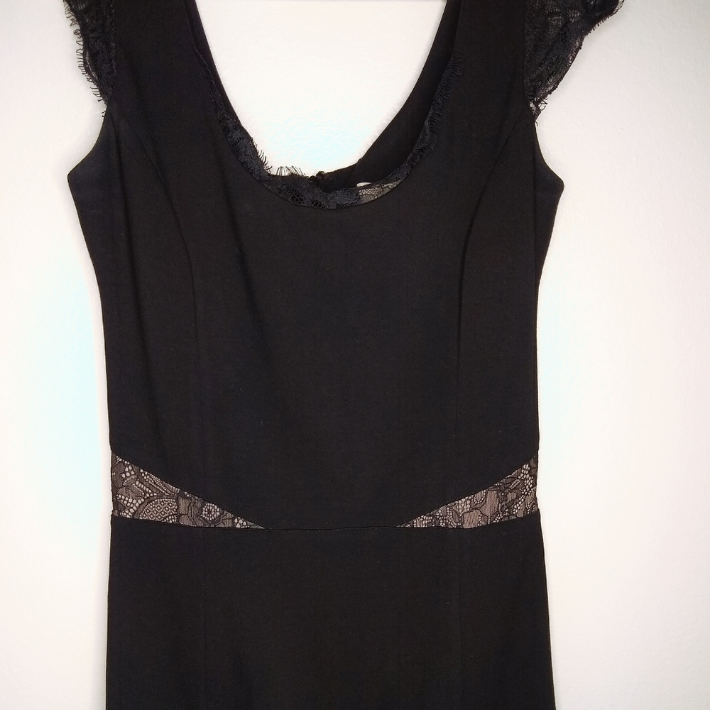ERIN FETHERSTON ALL FOR YOU BLACK COCKTAIL DRESS 4 - Picture 3 of 8